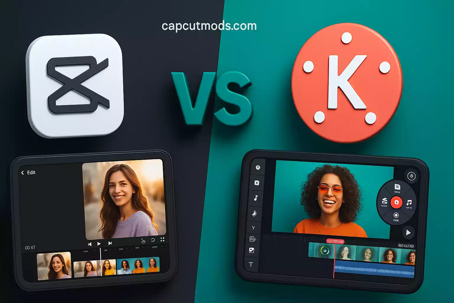 CapCut vs KineMaster 2025 – Which Free Editor Is Best-capcutmods.com