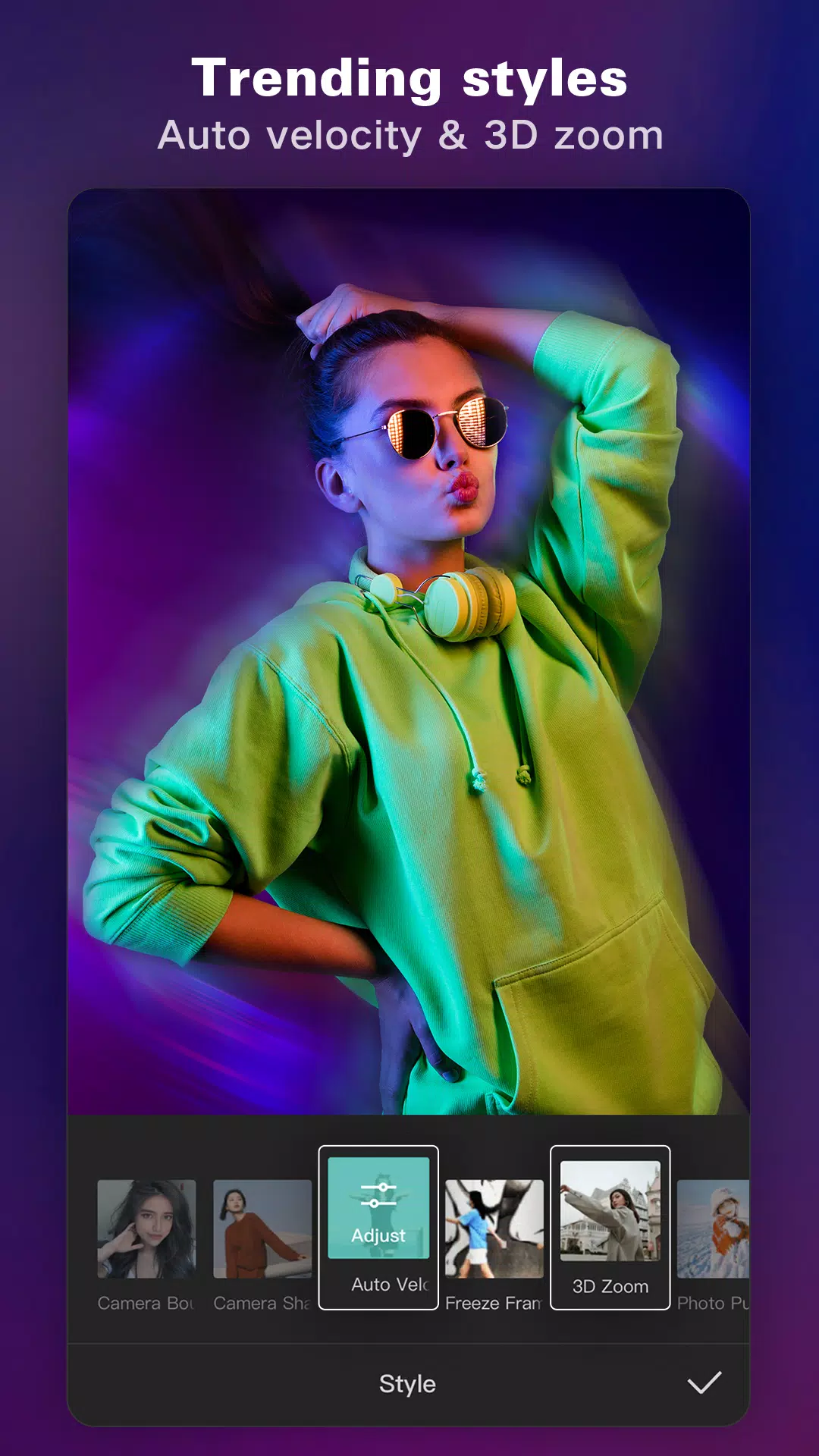 trending styles 3d zoom effect, best video editor for all -premium unlocked all